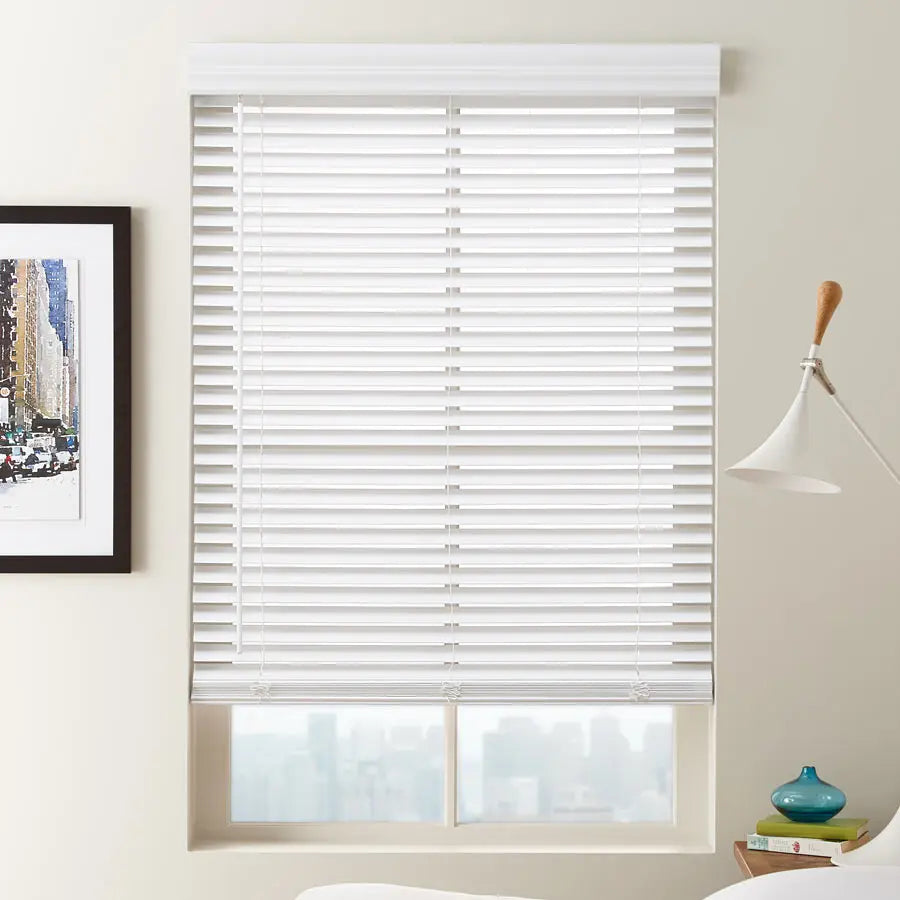 Manual and Motorized Faux Wood Venetian Blinds Shades & Shutters for Window PVC MegaBDM