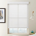 Manual and Motorized Faux Wood Venetian Blinds Shades & Shutters for Window PVC