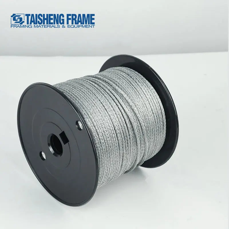 TS-F01 6# Picture Hanging Wire 2.3 mm up to 160 Lbs Stainless Steel Wire Rope Is 542 Feet (165m) in Length