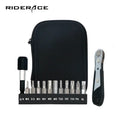 RIDERACE Ratchet Wrench Tools Kit 10 in 1 Multitool Wrench for Bike Repair Tools Hex Key Wrench MTB Road Cycling Bike Tool Set