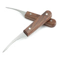 Wood Handle Stainless Steel Shrimp Deveiner Tool Serrated Shrimp Cleaner Knife Kitchen Gadgets for Seafood Preparation