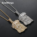 CN435 Men and Women Pendant Necklace Brass CZ Hip Hop Jewelry Party Gift