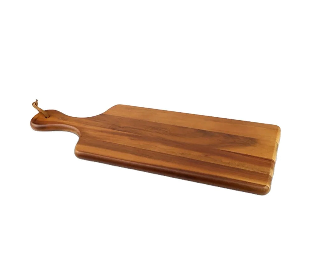 JUNJ Double Sided Large Wood Cutting Board Charcuterie Serving Tray with Handle Wholesale Available Choppping Blocks