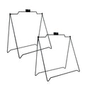 Open House Signs Yard Sign a Frame Metal Stand Portable Foldable a Frame Stand Street Sidewalk Signs