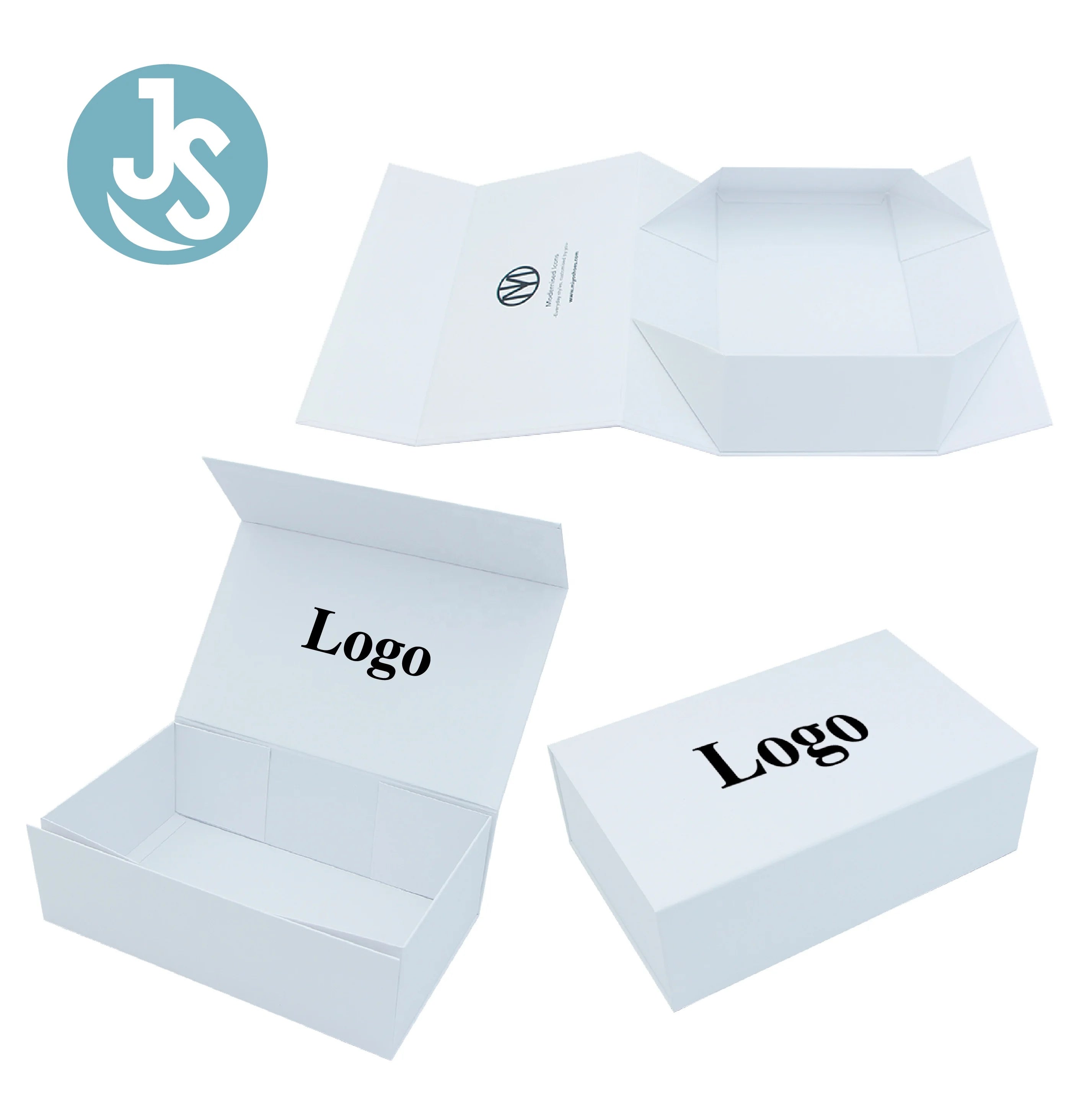 Custom Luxury Paper Magnet Foldable Folding Magnetic Gift Box Garment Apparel Clothing Gift Packaging Box