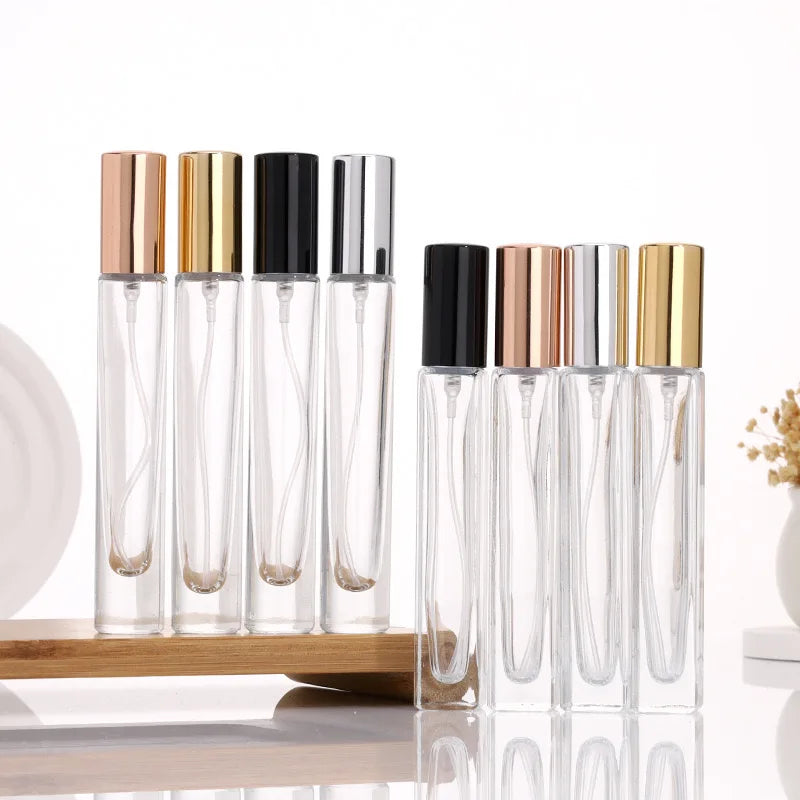 Hot Selling Travel Glass Small 10ml Atomizer Refillable Perfume Spray Bottle Empty Pocket Gift Spray Perfume Bottle