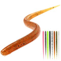 Spinpoler Fishing Soft Worm Lures PVC 14cm/4g Earthworm Artificial Bait Sinking Lure Drop Shot Sea Bass Pike Trout