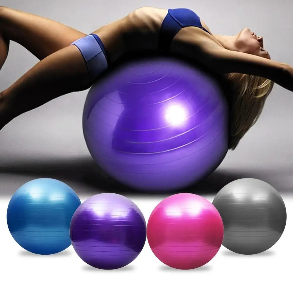 Non-slip PVC Yoga Balance Ball Eco-friendly Gym Yoga Ball Fitness Exercise PVC 65cm Yoga Ball