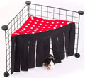 Tortoise and Hamster Hanging Bed - Dutch Pig Rabbit Tassel Corner House Tent Nest Pet Hideout.