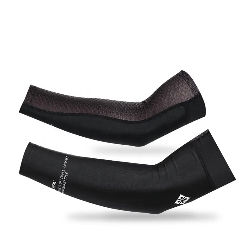 Custom Summer New Style Adult Polyester Printed Arm Sleeve Breathable and Sunscreen Outdoor Cycling Arm Cover Short Style