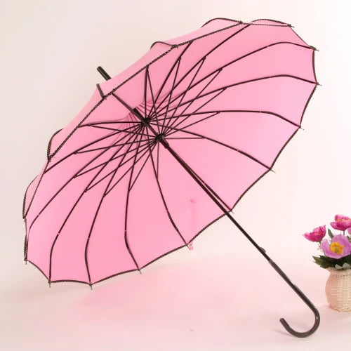 Wholesale Custom Pagoda Umbrella Fashion Windproof Custom Princess Fashion Pagoda Umbrella
