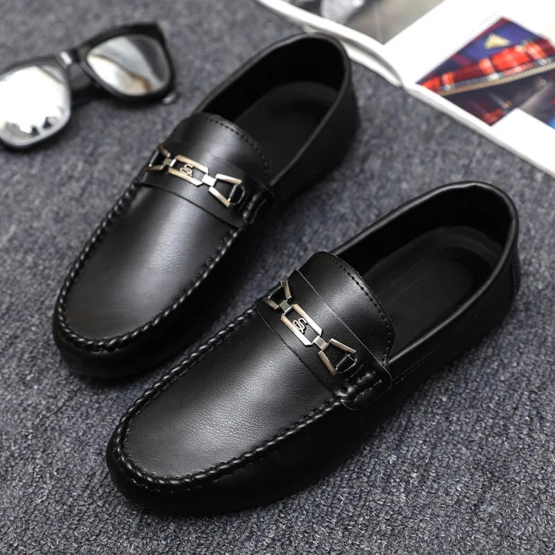 Wholesale New Lazy Shoes Men Leisure Business Driving Men's Leather Shoes