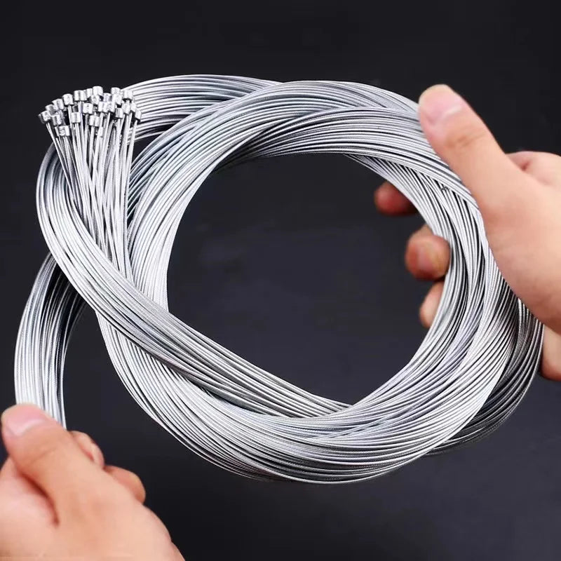 Galvanize MTB Mountain Road Bicycle Bike Derailleur Shift Brake Inner Cable Line Wire 2100 mm 1700 mm