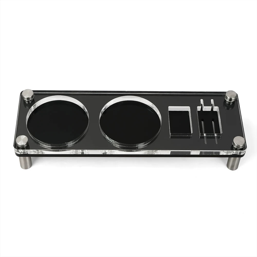 Customizable 1PCS Eco-Friendly Coffee Shop Accessory Wear-Resistant Tamper Stand with Pound Coffee Storage Shelf Bracket Base