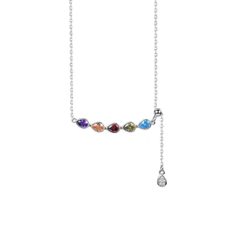 Hot Selling Women Girls Italy S925 Italy Sterling Silver 24 Inch Chain Necklace Price for Women Exquisite Simple Popular Pendant