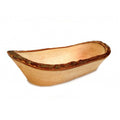 Customized Wood Flower Bowl Wooden Dish Wood Boat Bowl Shaped Salad Bowl Muslim Plate