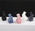 Exquisite Fashion Natural Crystal Rabbit Decoration Cartoon Rabbit Crystal Carving
