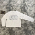 DENIMGUYS Men's Oversized Long Sleeve 100% Cotton T-shirt Custom Graphic Print Men Blank Loose Fitted Tshirt