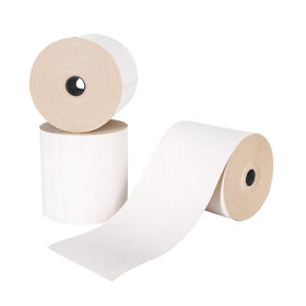 Cheapest Wood Color Cash Register Paper Tape Thermal Receipt Paper Till Roll Factory Sale 57x40 Papel Termico for POS Machine