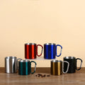 Beeman Custom Portable 304 Stainless Steel Climbing Carabiner Mug Travel Mugs With Handle