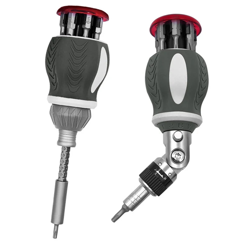 8 in 1 Multifunctional Ratchet Screwdriver Magnetic Repair Tools Portable Ratcheting Screwdriver Set