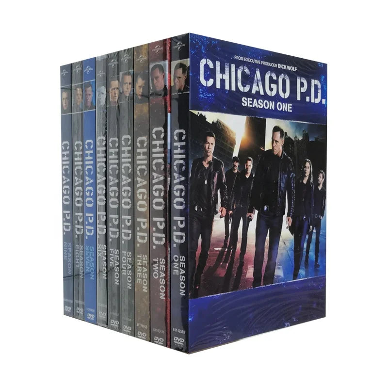 DVD BOXED SETS MOVIES TV Show Films Manufacturer Factory Supply Seller  Chicago P.D. Season 1-9 49DVD Disc Collection Free Ship