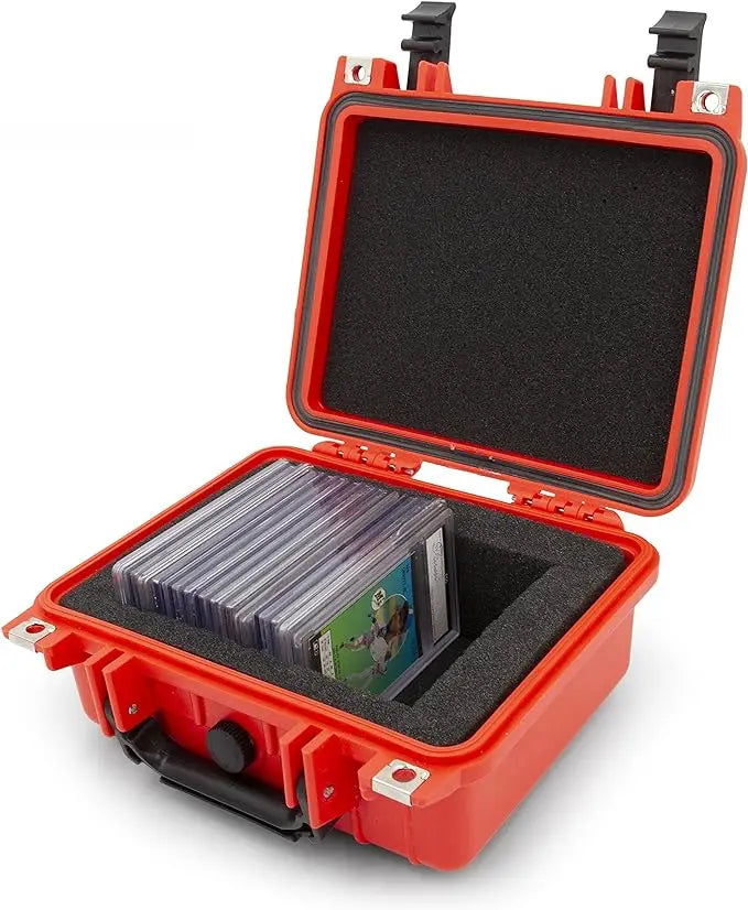 Graded Card Storage Box Compatible with 22 BGS 35 One Touch 29 Graded Sports Cards Top Loaders Waterproof Graded Card Case