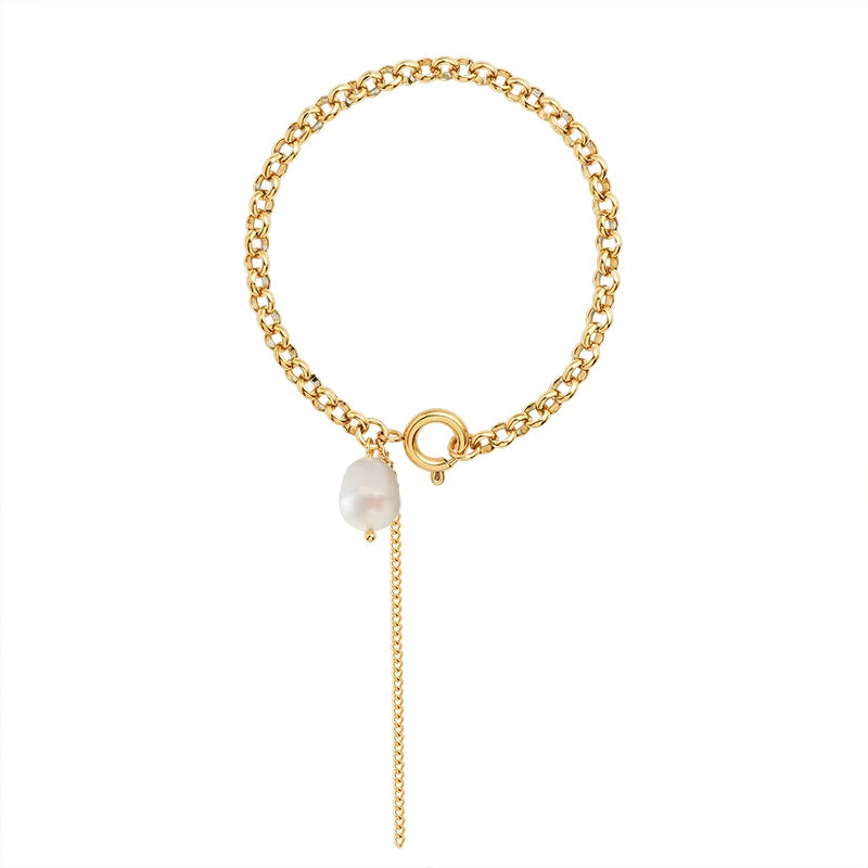 Tassel BraceletBracelet 18K Gold PlatedBracelet Stainless Steel Chain Bracelet