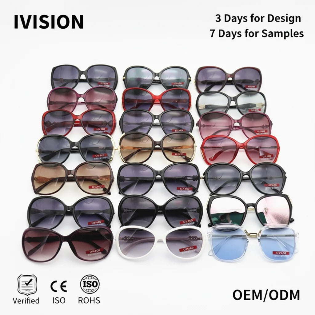 Wholesale Shades Sunglasses Women Cheap Mixed Order Oversized Sunglasses Uv400 Luxury Trendy Sunglasses High Quality in Stock