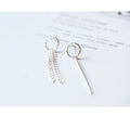 925 Sterling Silver Circle Stud Earrings for Women Elegant Wedding Jewelry Pendientes Mujer Moda 2022 Brincos