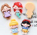 Craft Supplies Kawaii Cute Embellishment Cartoon Princess Flatback Accessories Resin