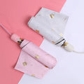 Hot Selling Super Mini Folding Umbrella Pocket Umbrella UV Proof Half Fold Umbrella Belt Wholesale Custom Printing
