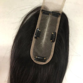 HQ Women Extensions 100% Human Hair Lace Closure 2*6 Closure for Black Women Hair Topper Clip in Hot Supplier