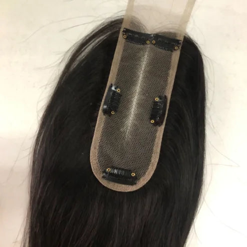 HQ Women Extensions 100% Human Hair Lace Closure 2*6 Closure for Black Women Hair Topper Clip in Hot Supplier