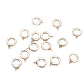 14k Gold Plating Fashion Jewelry Making Accessories Glue Pearl Stone Charms Entrance Accessories Diy Findings Pendant Bail