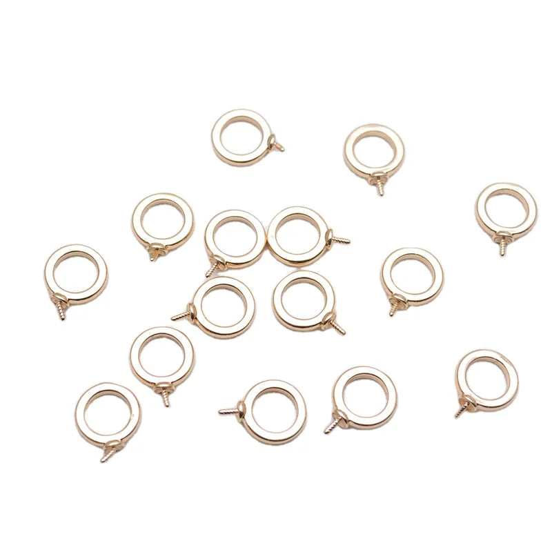14k Gold Plating Fashion Jewelry Making Accessories Glue Pearl Stone Charms Entrance Accessories Diy Findings Pendant Bail