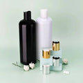 300ml White Plastic Pet Round Bottle with Flip Top PP Cap Empty Hot Stamping Surface for Shampoo