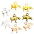 YuenZ 4 Color Zinc alloy bear Charm 14X12mm DIY Bracelet Keychains Necklace Pendant Jewelry Making Handmade Craft D9331
