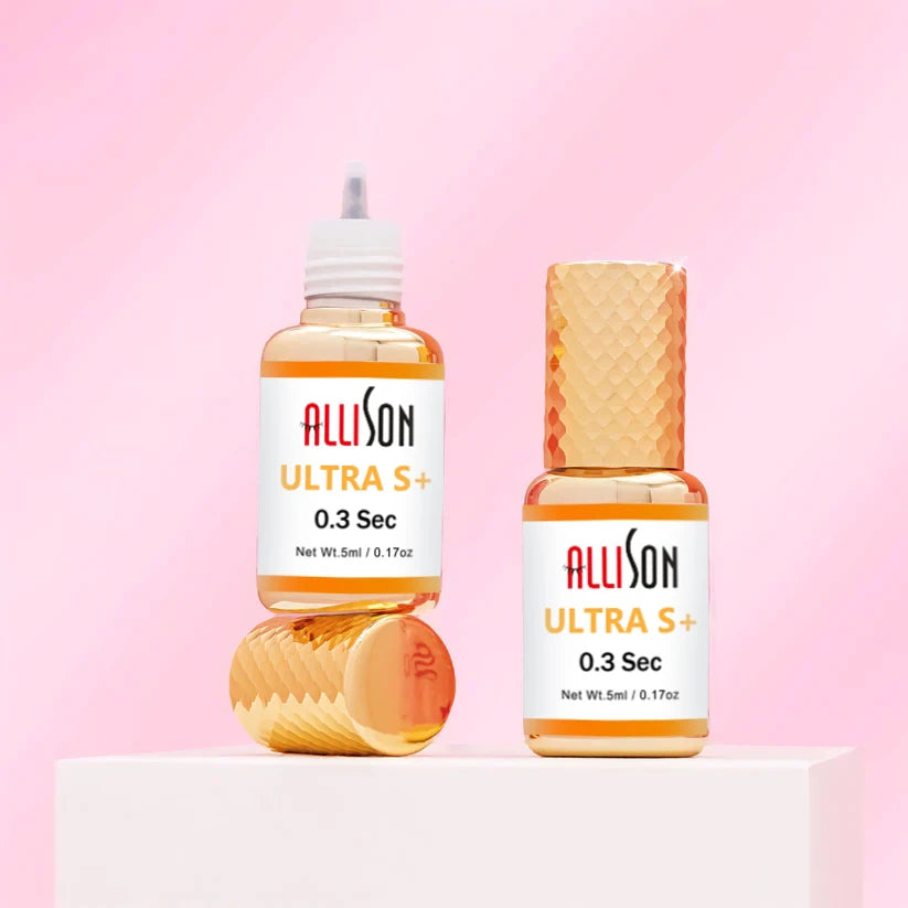 Allison Best Selling White Eyelash Glue Wholesale Bulk Eyelash Glue for Sensitive Eyes Strong Hold Eyelash Glue Bling Bottle