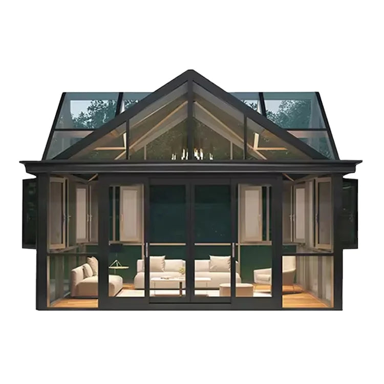 Modern Design Sunroom Glass House for Balcony and Garden