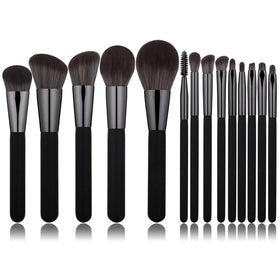 14pcs Super Soft Synthetic Squirrel Fluff Makeup Brushes Professional Custom Logo Face Tools for Concealer Application