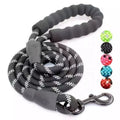 Wholesale Pet Leashes Clasp Climb Variety Color Handsfree Reflective Braided Rope Dog Leash with Soft Padded Handle MegaBDM