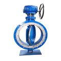 Titanium Gear Butterfly Valve DN200 PN16 - Heavy Duty Flow Control for Industrial Piping