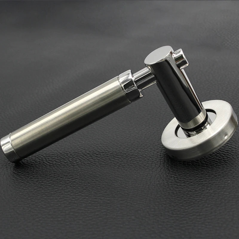 Room Door Solid 304 Stainless Steel Door Lever Handle With Elegance Design European Interior Door Handle