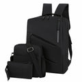 Ready to Ship College University Boy Men Laptop Bags Computer Shoulder 3in1 Pcs Set School Laptop Backpack Bags With Usb Charger