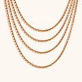 Ding Ran Fashion Stainless Steel Jewelry 18k PVD Gold Plated Chain Jewelry Accessories Necklace and Bracelet