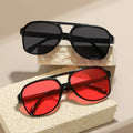 QSKY 2025 Fashion Classic Retro Trending  Luxury Sunglasses Large Novelty Double Girder Sun Shades Cheap Sunglasses for Women