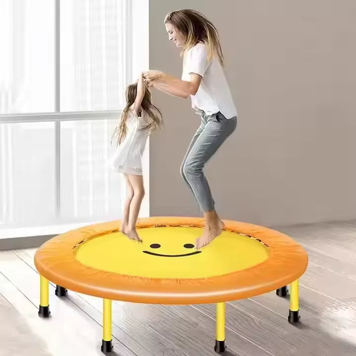 Zoshine Indoor Trampoline with Spring Mini Trampoline Thickened Spring Safe Stable and Durable Suitable Above 3 Years Old