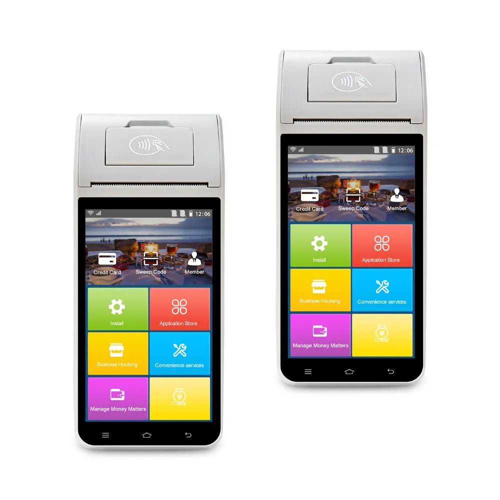 Wireless PDA WIFI Handheld POS Terminal/System Z91 Smart Android 9.0 Receipt Printing Bank Online Account Open NFC CE FCC Cert MegaBDM