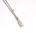 Customized Bold Jewelry Chunky Chain Stainless Steel Blank Tag Necklace for Men
